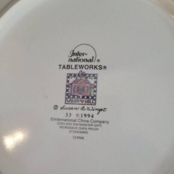 International Tableworks Windy Hill Serving Plate & Platter Susan Winget - Picture 5 of 5